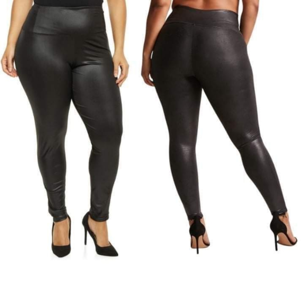 Leather tights